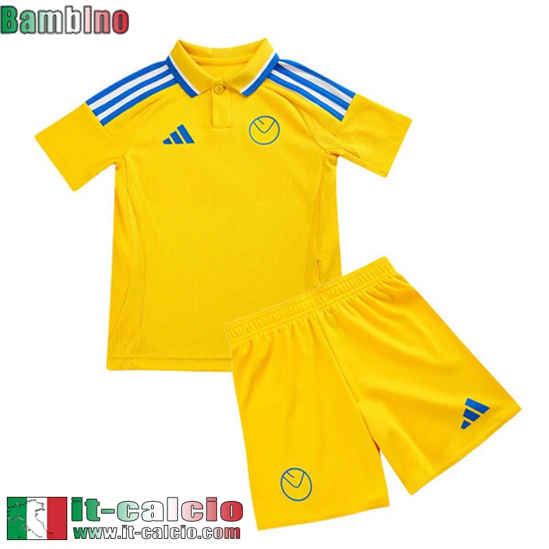 Maglia Calcio Leeds United Seconda Bambini 2024 2025