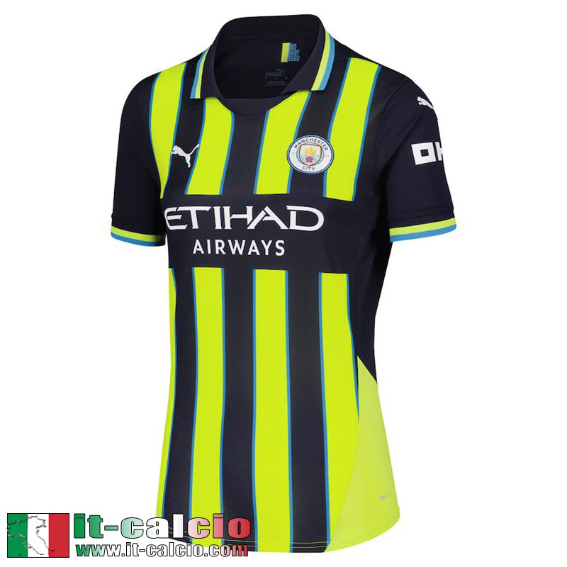 Maglia Calcio Manchester City Seconda Donna 2024 2025