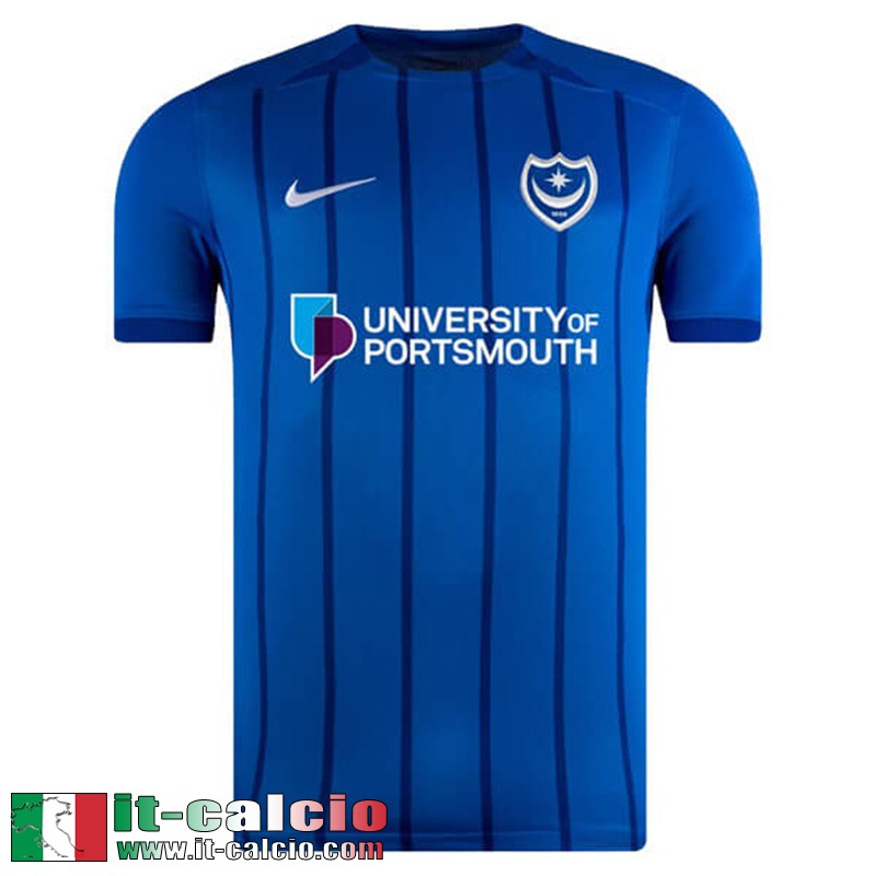 Maglia Calcio Portsmouth Prima Uomo 2024 2025