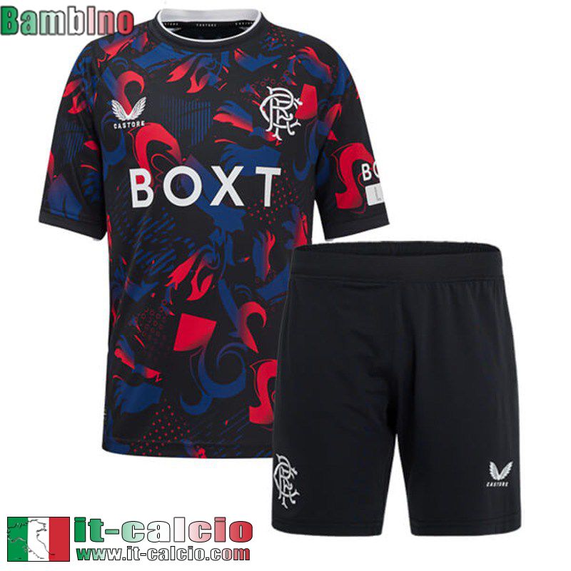 Maglia Calcio Rangers Terza Bambini 2024 2025