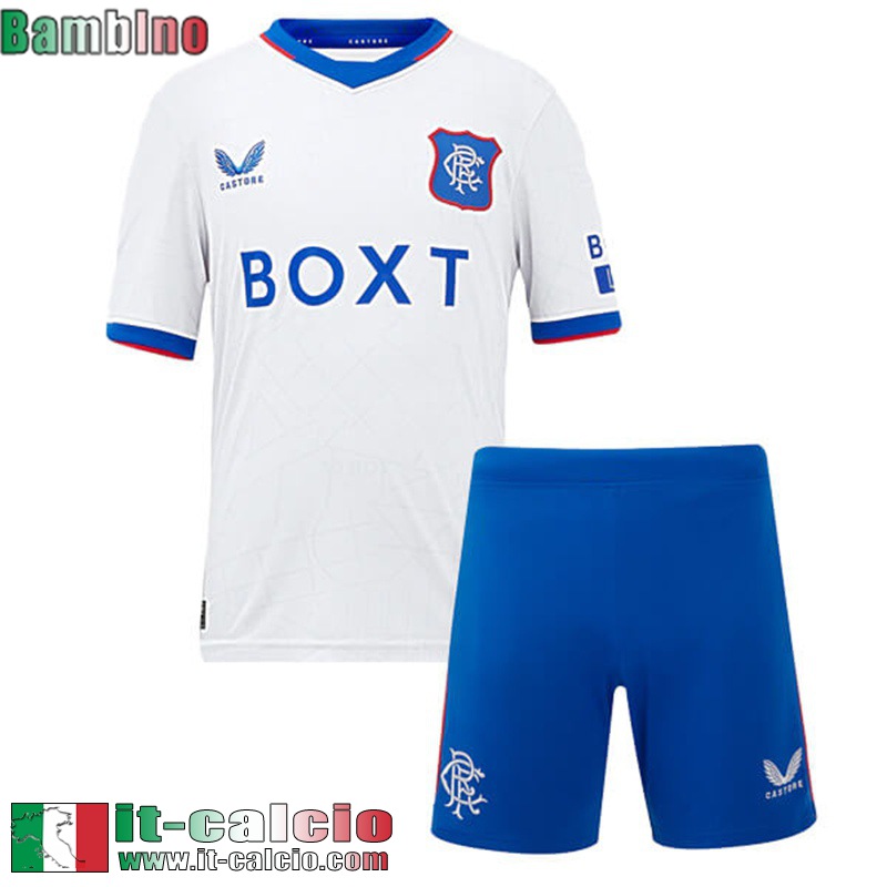 Maglia Calcio Rangers Seconda Bambini 2024 2025