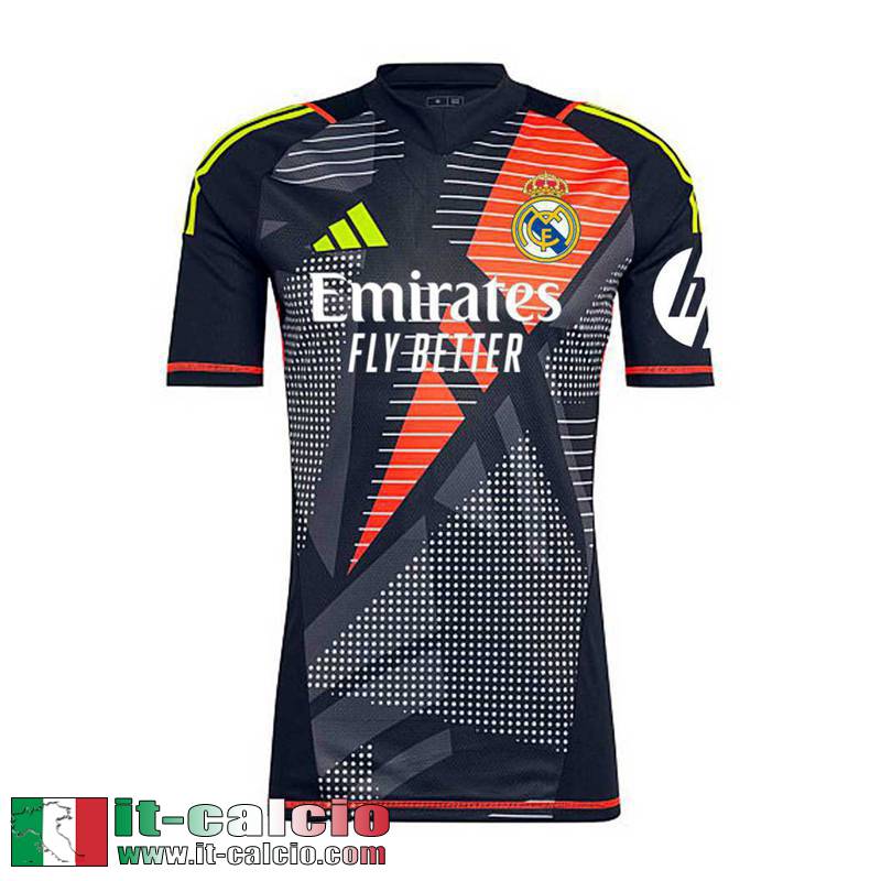 Maglia Calcio Real Madrid Seconda Portieri Uomo 2024 2025 TBB355