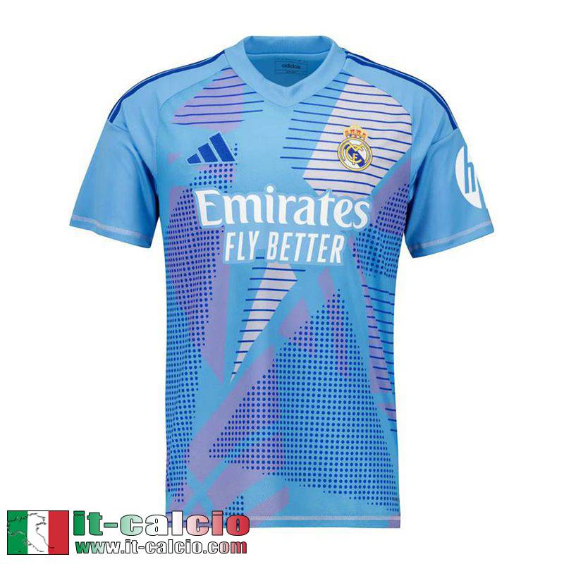 Maglia Calcio Real Madrid Prima Portieri Uomo 2024 2025 TBB354