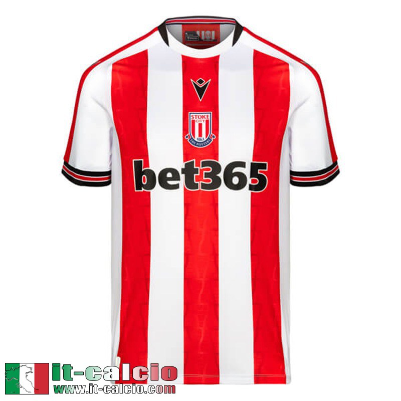 Maglia Calcio Stoke City Prima Uomo 2024 2025