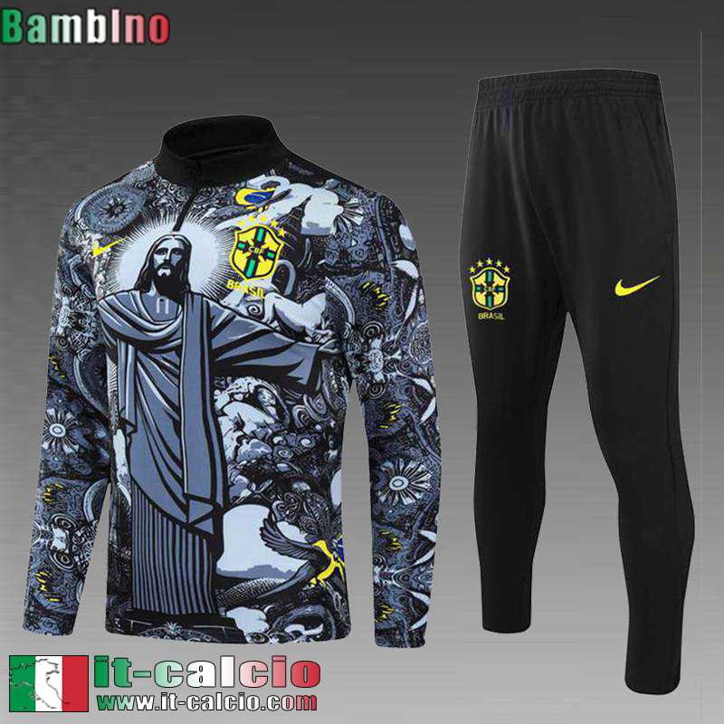 KIT: Tute Calcio Brasile Bambini 2024 2025 C370