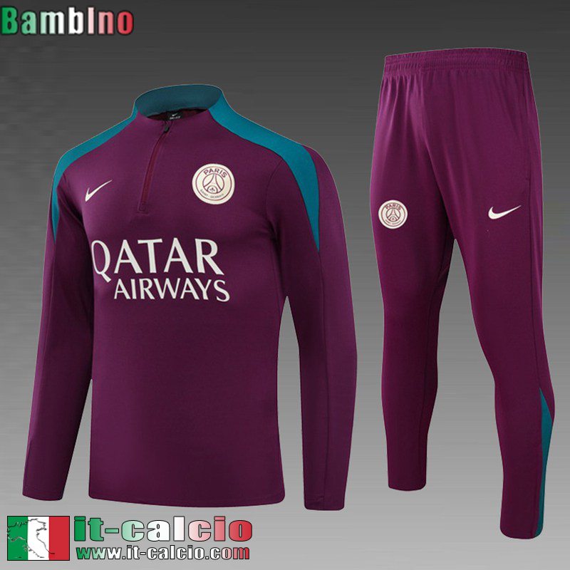 KIT: Tute Calcio PSG Bambini 2024 2025 C375