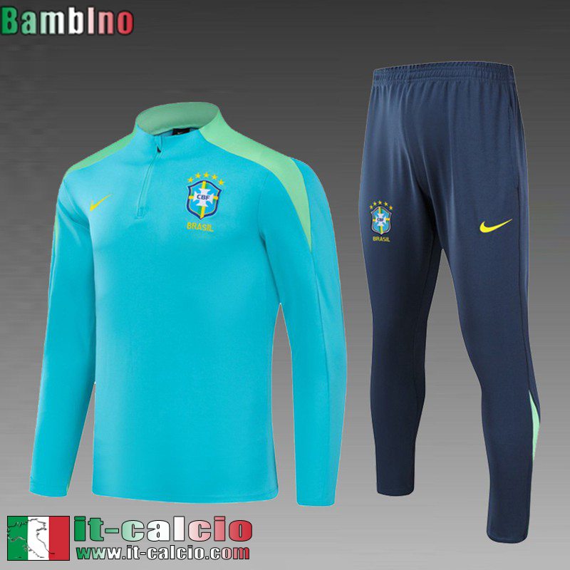 KIT: Tute Calcio Brasile Bambini 2024 2025 C382