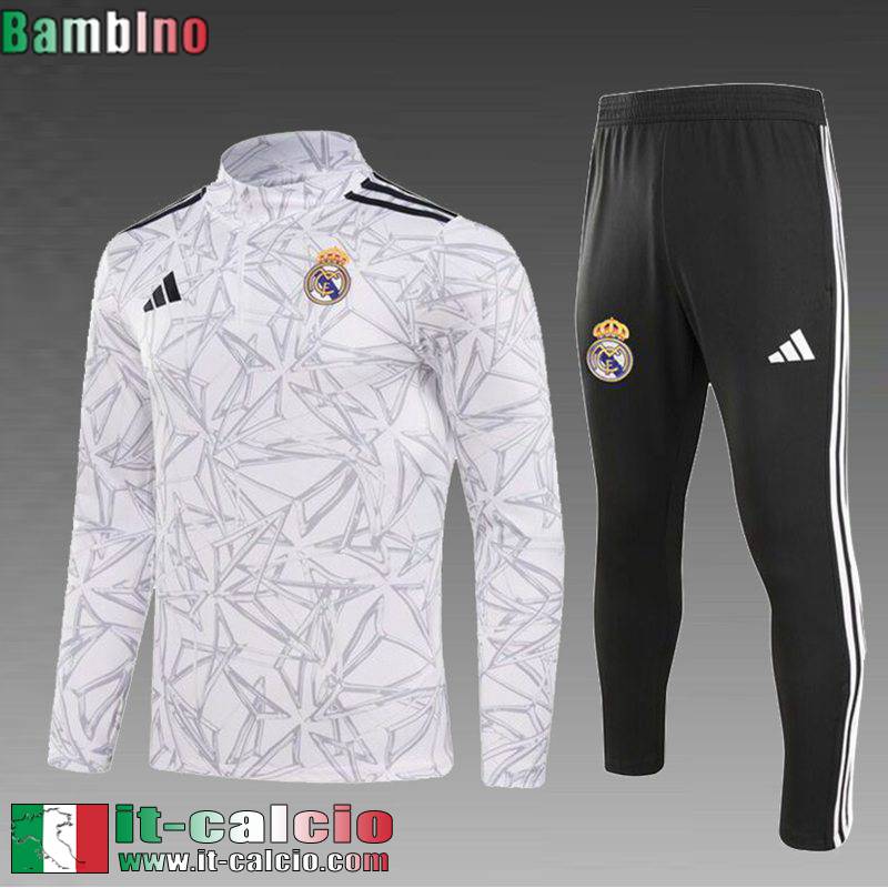 KIT: Tute Calcio Real Madrid Bambini 2024 2025 C383