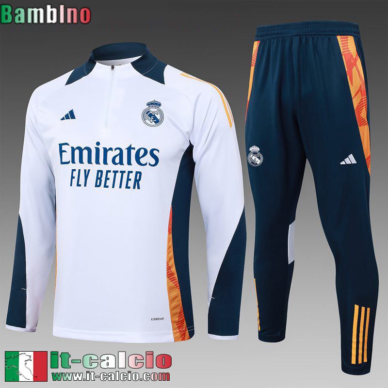 KIT: Tute Calcio Real Madrid Bambini 2024 2025 C389