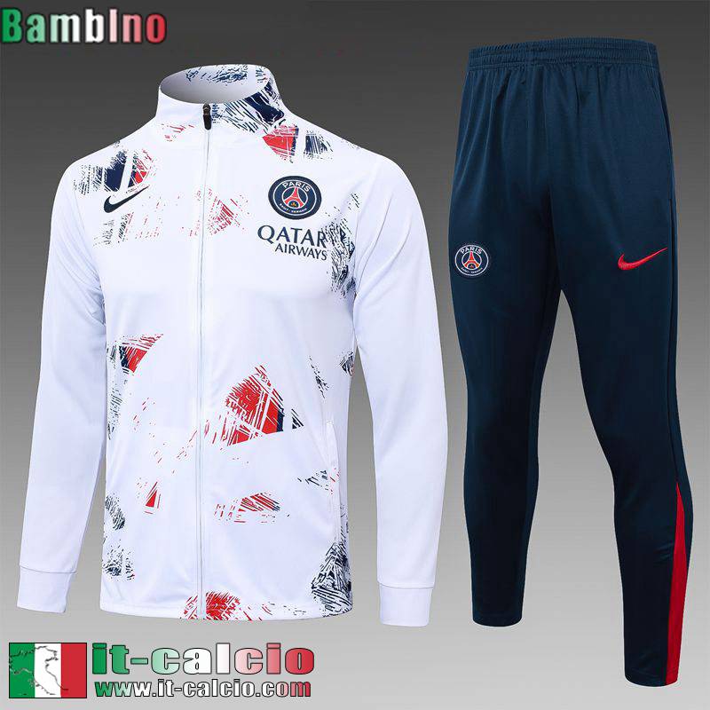 KIT: Full-Zip Giacca PSG Bambini 2024 2025 C403