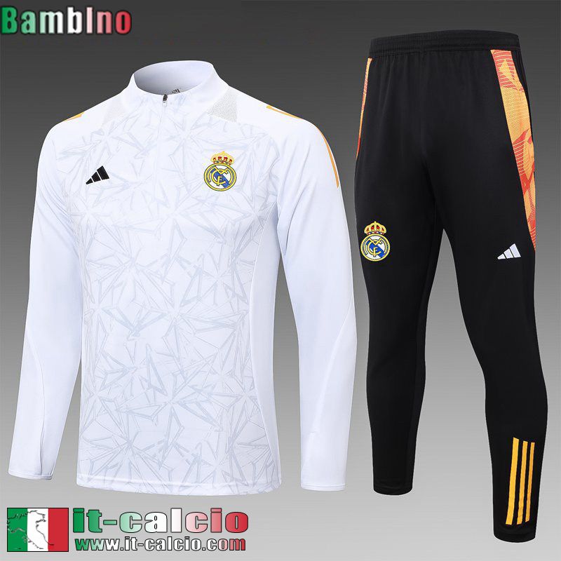 KIT: Tute Calcio Real Madrid Bambini 2024 2025 C409