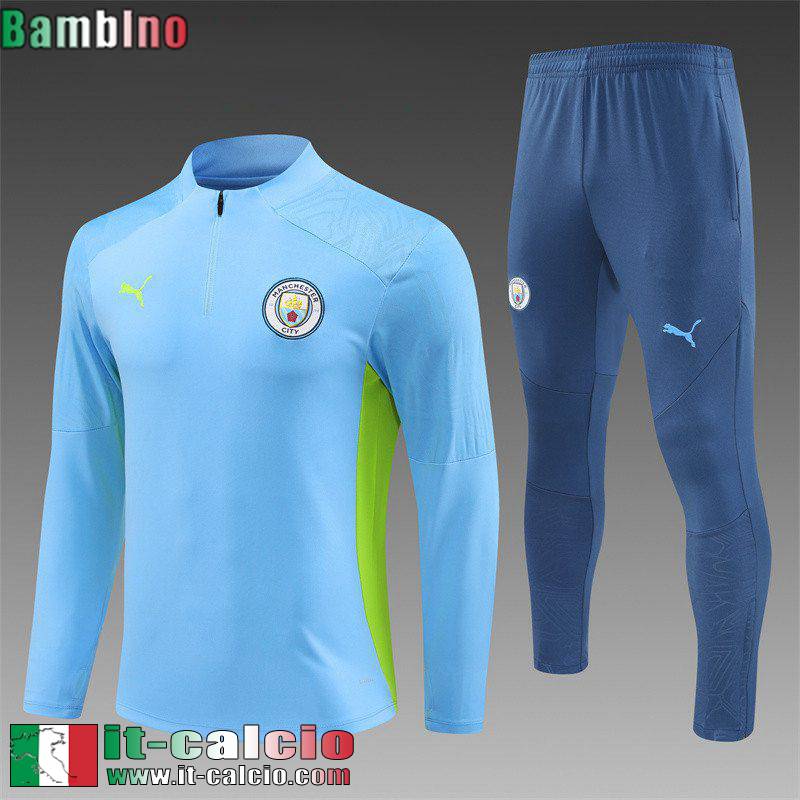 KIT: Tute Calcio Manchester City Bambini 2024 2025 C418