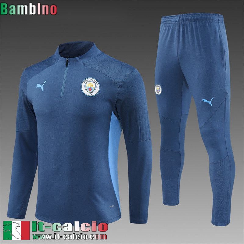 KIT: Tute Calcio Manchester City Bambini 2024 2025 C419