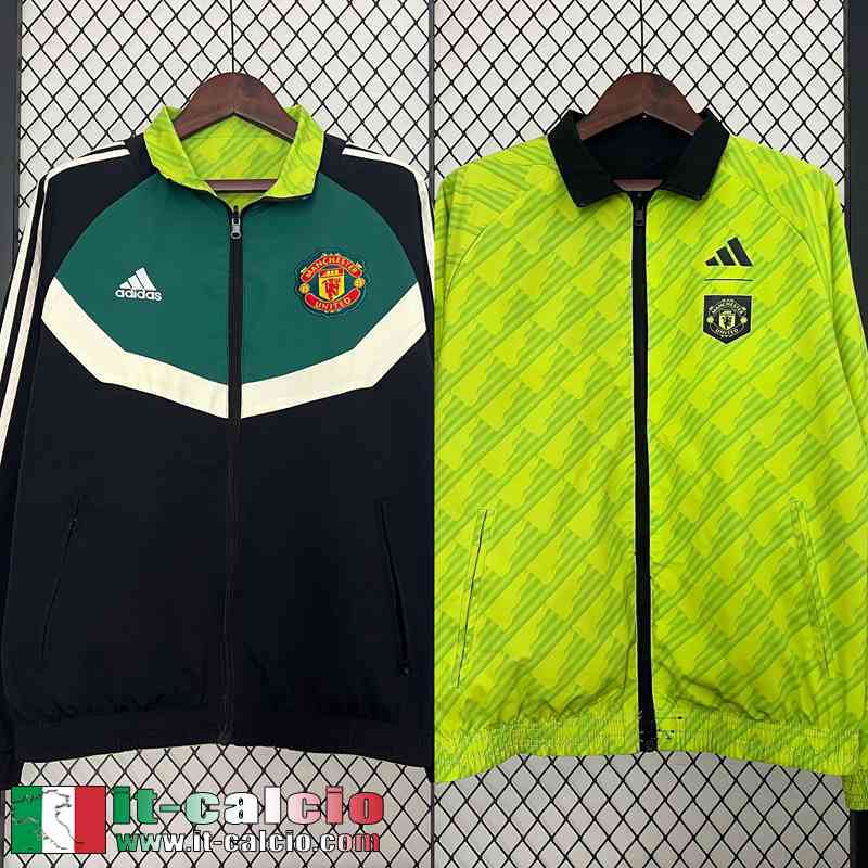 Giacca a vento Reversible Manchester United Uomo 2024 2025 D291