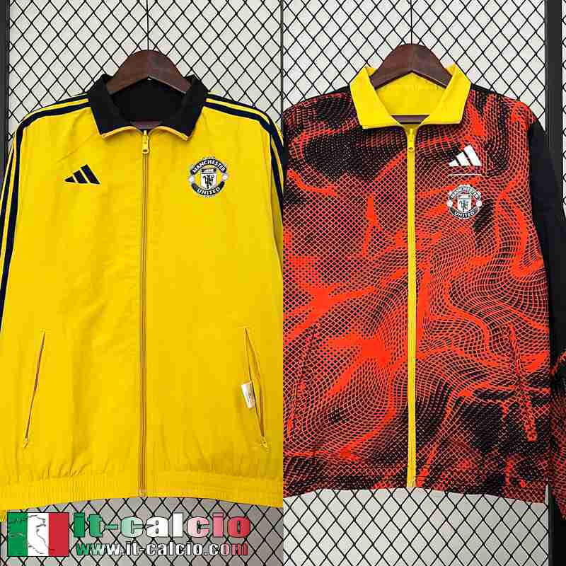 Giacca a vento Reversible Manchester United Uomo 2024 2025 D294