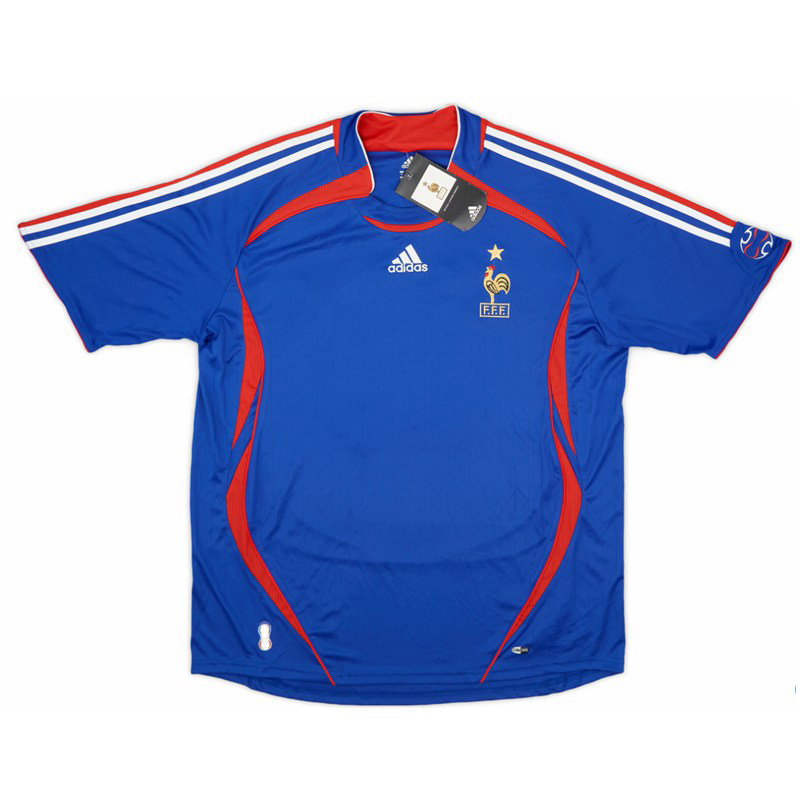 Francia Retro Maglia Calcio Prima Uomo 06 07 FGB19