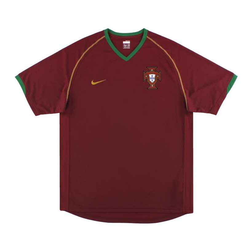 Portogallo Maglia Calcio Prima Uomo Coppa del Mondo 2006