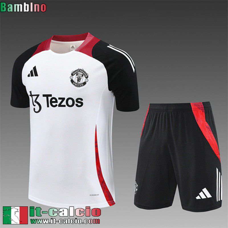 Magliette a maniche Manchester United Bambini 2024 2025 H319