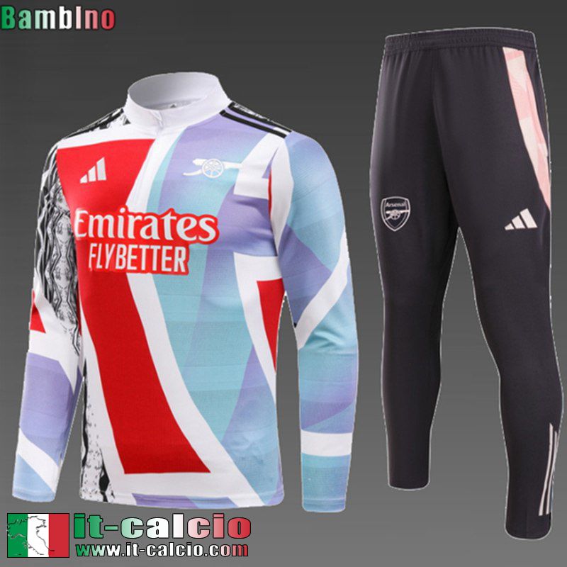 KIT: Tute Calcio Arsenal Bambini 2024 2025 C557