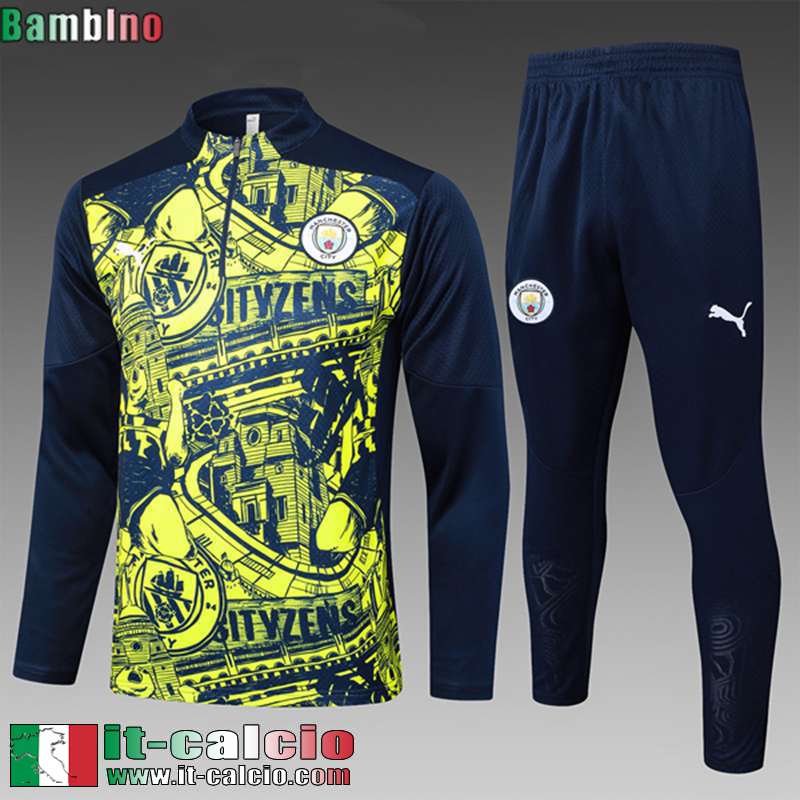 KIT: Tute Calcio Manchester City Bambini 2024 2025 C565