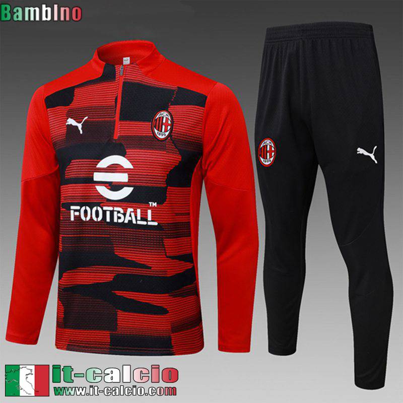 KIT: Tute Calcio AC Milan Bambini 2024 2025 C566