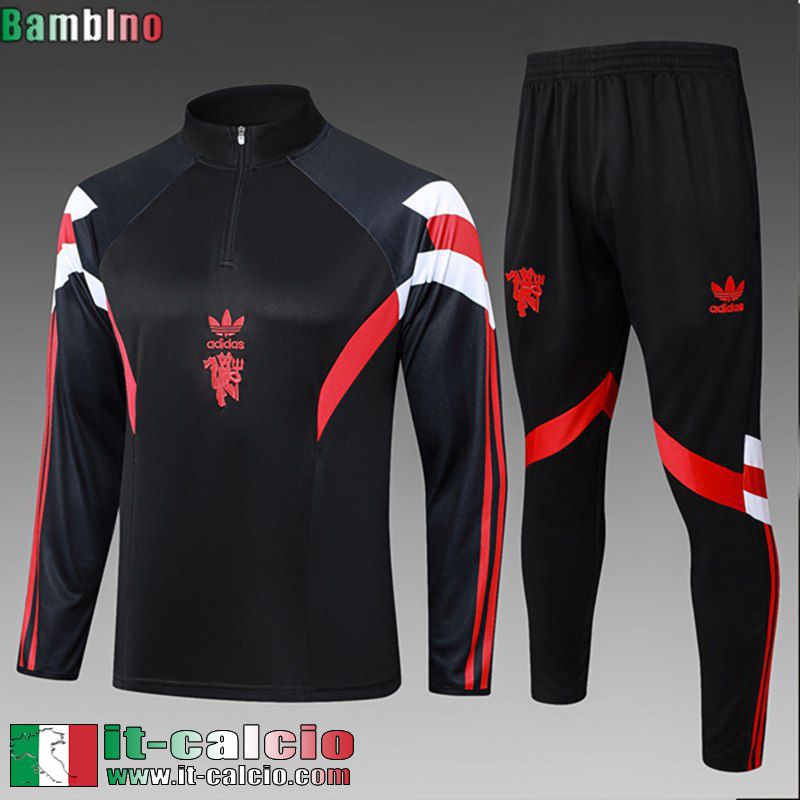 KIT: Tute Calcio Manchester United Bambini 2024 2025 C572