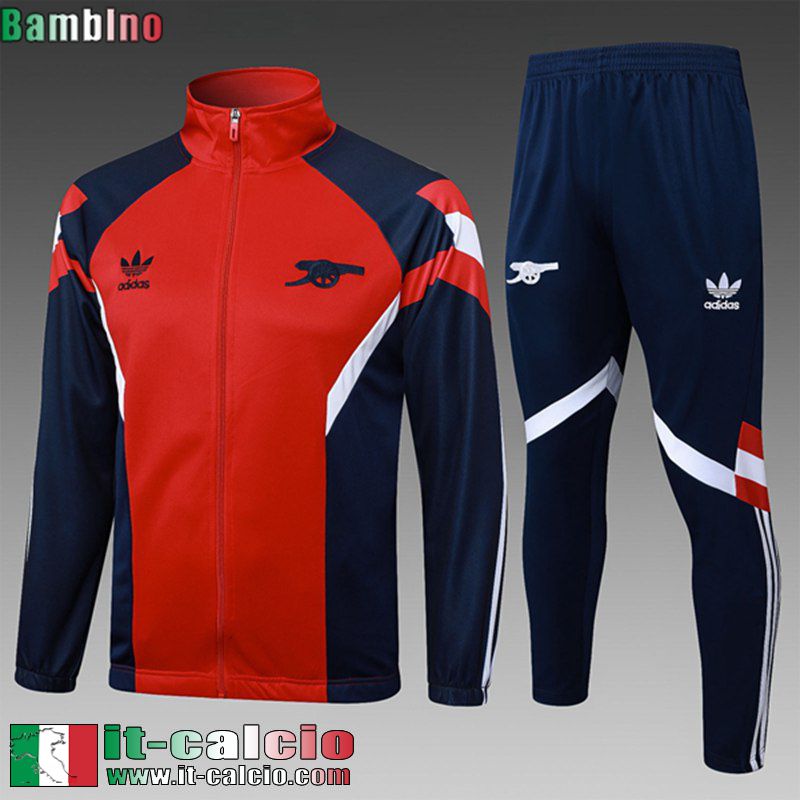 KIT: Full-Zip Giacca Arsenal Bambini 2024 2025 C576