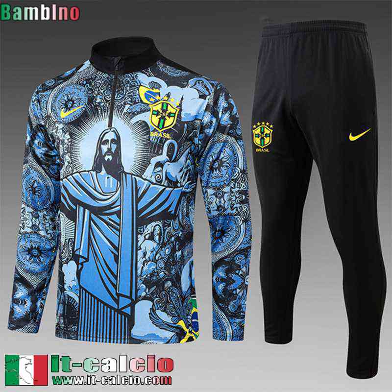 KIT: Tute Calcio Brasile Bambini 2024 2025 C577