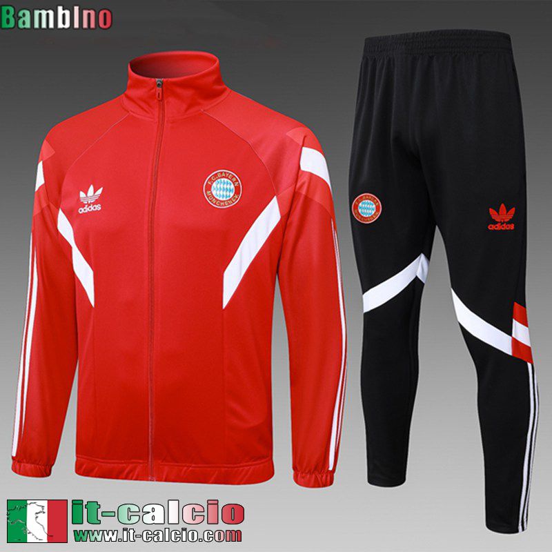 KIT: Full-Zip Giacca Bayern Monaco Bambini 2024 2025 C581