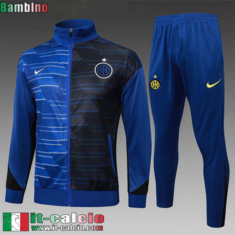 KIT: Full-Zip Giacca Inter Milan Bambini 2024 2025 C585