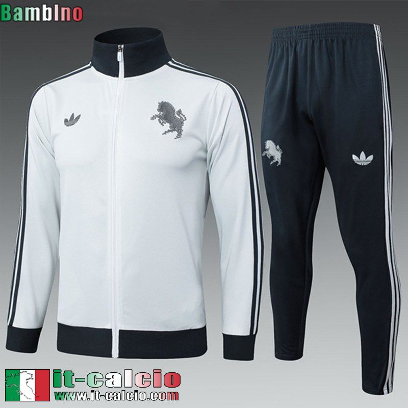 KIT: Full-Zip Giacca Juventus Bambini 2024 2025 C586