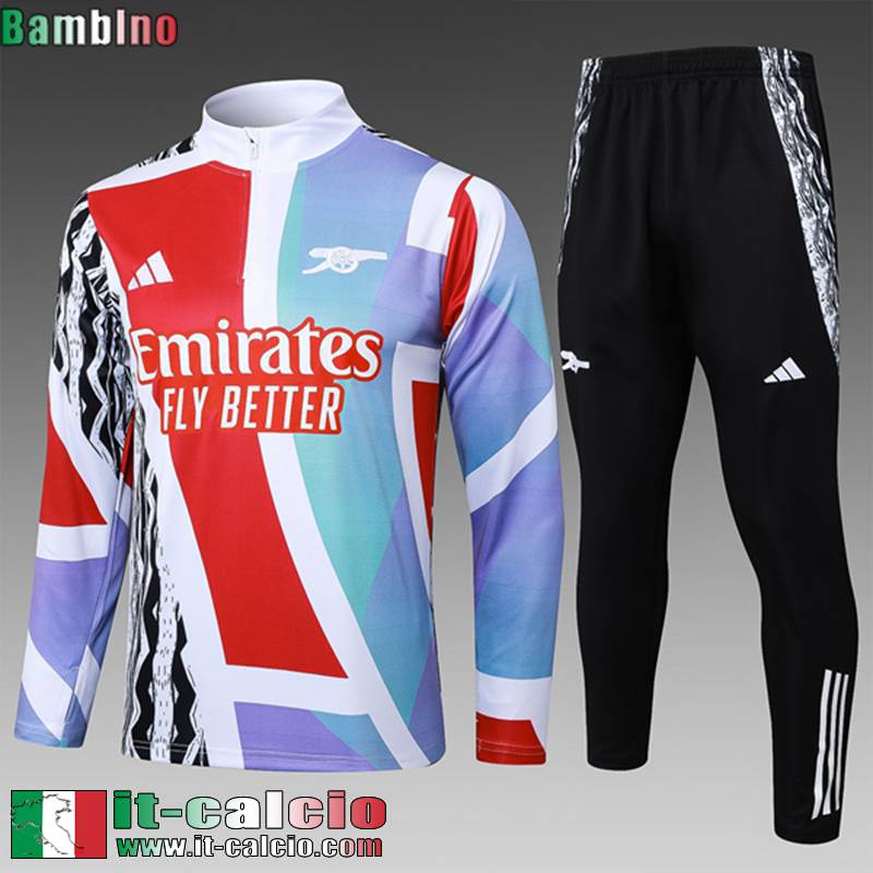 KIT: Tute Calcio Arsenal Bambini 2024 2025 C591