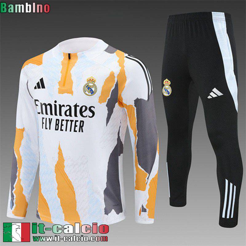 KIT: Tute Calcio Real Madrid Bambini 2024 2025 C595