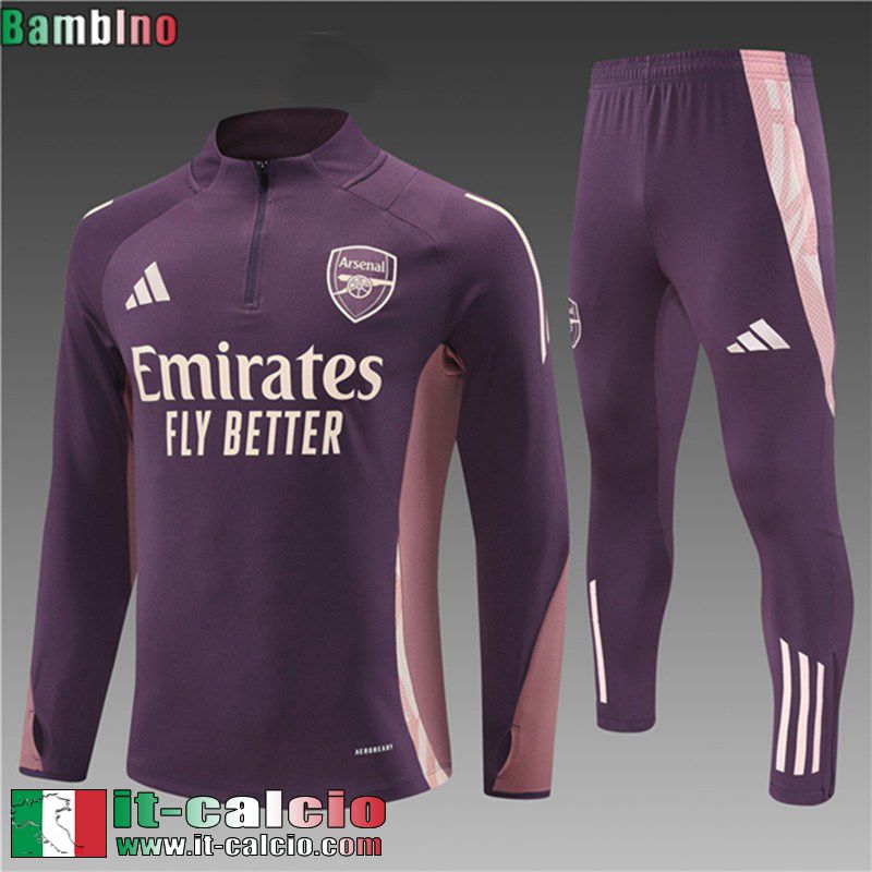 KIT: Tute Calcio Arsenal Bambini 2024 2025 C598