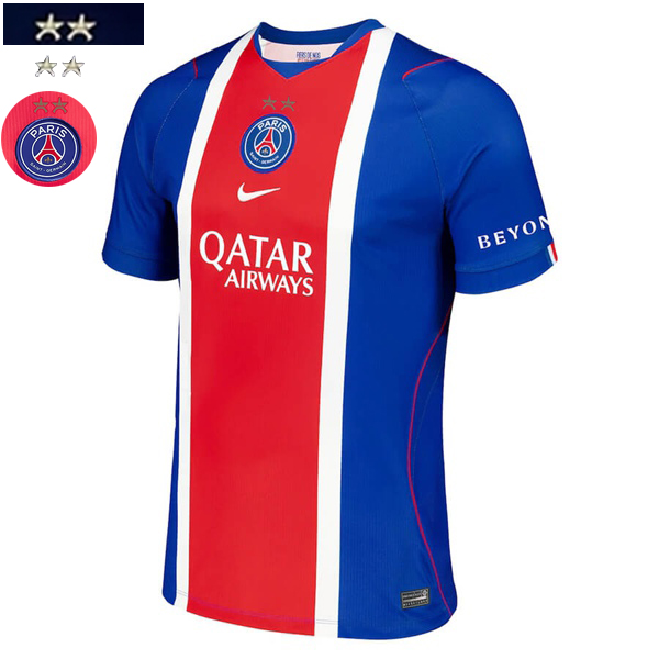 Maglia Calcio PSG Prima 2-stelle Uomo 26 27 Maglia Calcio PSG Prima 2-stelle Uomo 26 27