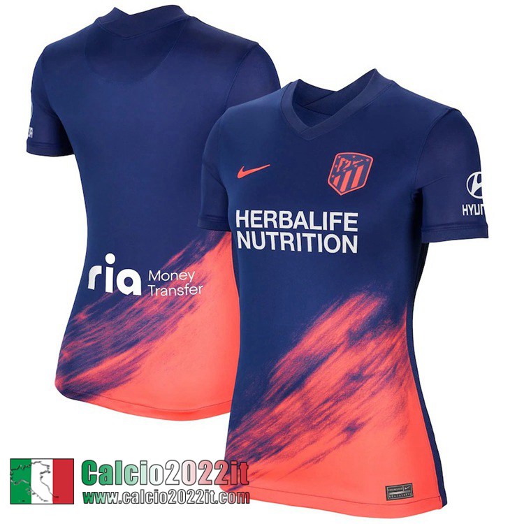 Seconda Atletico Madrid Maglia Calcio Donna 2021 2022