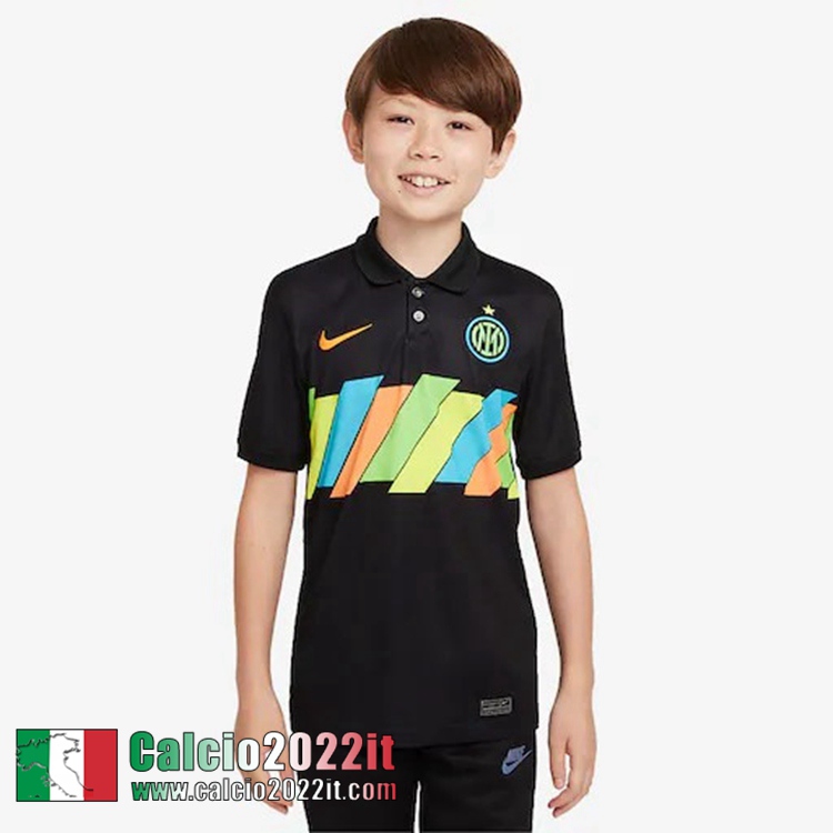 Terza Inter Milan Maglia Calcio Bambino 2021 2022