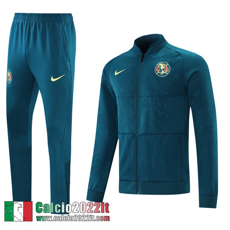 Club América Full-Zip Giacca verde scuro Uomo 2021 2022 JK171