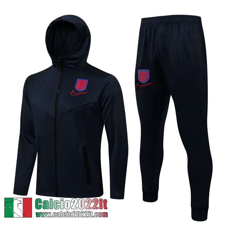 Inglese Cappuccio Hoodie Giacca Nero Uomo 2021 2022 JK176