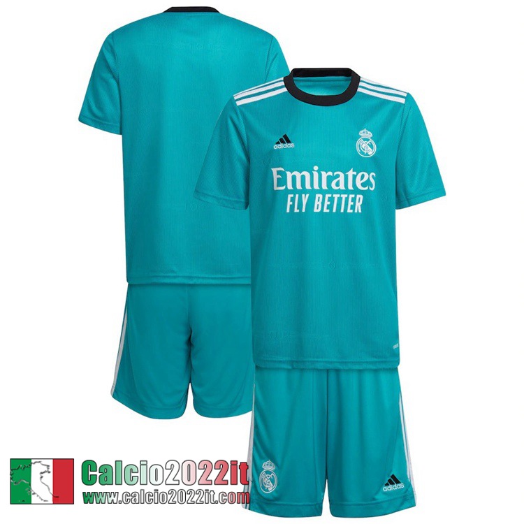 Terza Real Madrid Maglia Calcio Bambino 2021 2022