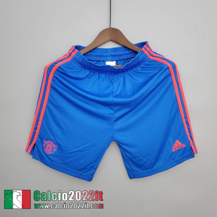 Seconda Manchester United Pantaloncini Calcio Uomo 2021 2022 DK80