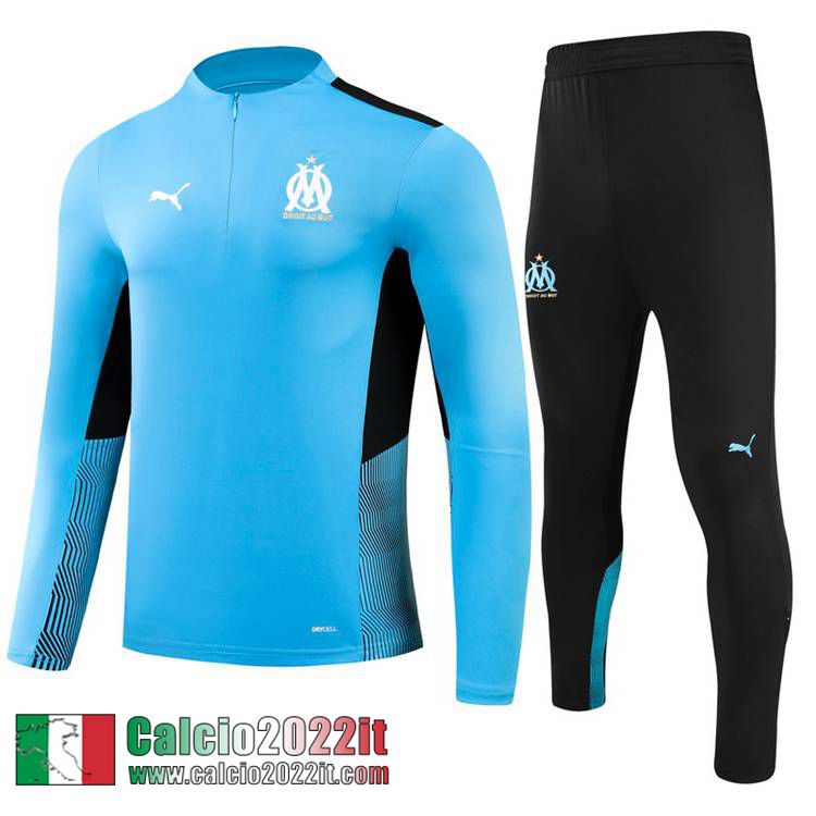 Olympique Marsiglia Tute Calcio cielo blu Uomo 2021 2022 TG120