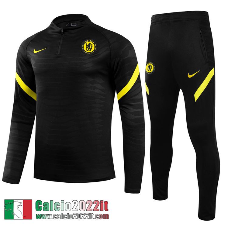 Chelsea Tute Calcio Nero Bambini 2021 2022 TK104