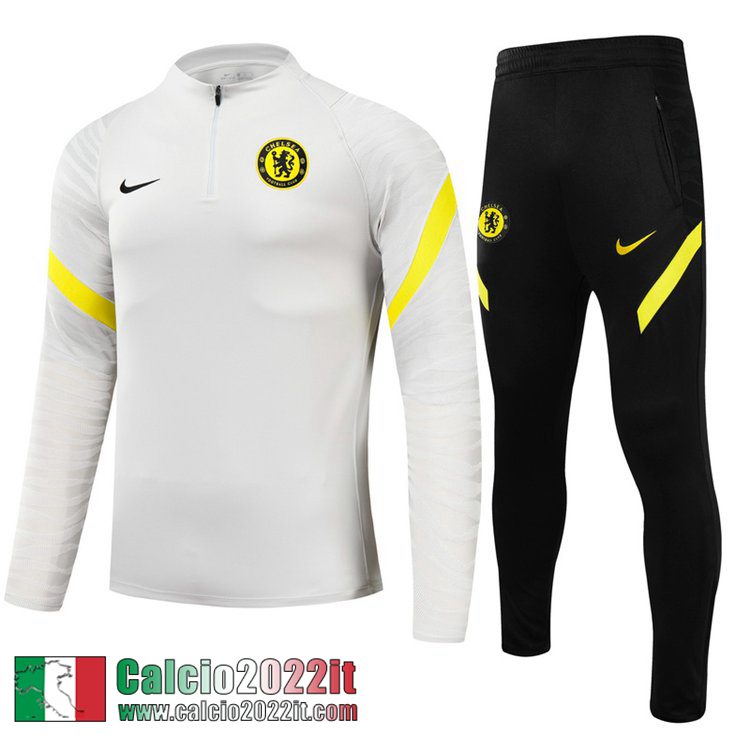 Chelsea Tute Calcio Grigio chiaro Bambini 2021 2022 TK105