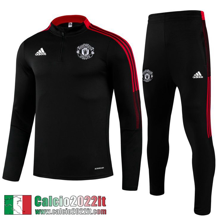 Manchester United Tute Calcio Nero Bambini 2021 2022 TK112