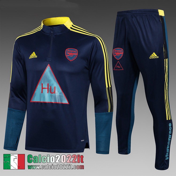 Arsenal Tute Calcio Blu scuro Bambini 2021 2022 TK81