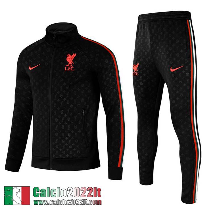 Liverpool Full-Zip Giacca Nero Bambini 2021 2022 TK95