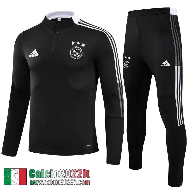 Ajax Tute Calcio Nero 2021 2022 Uomo TG148