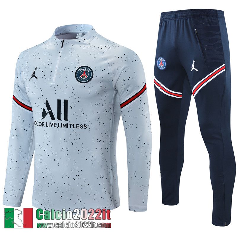 PSG Paris Tute Calcio Grigio 2021 2022 Uomo TG168