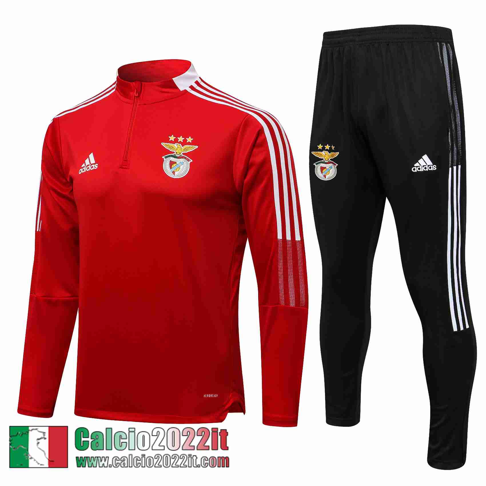 Benfica Tute Calcio rosso 2021 2022 Uomo TG171